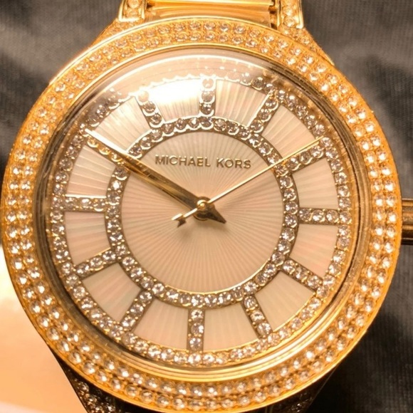 MICHAEL KORS GOLD CRYSTALS WOMEN'S MK6510 WATCH - Picture 6 of 11